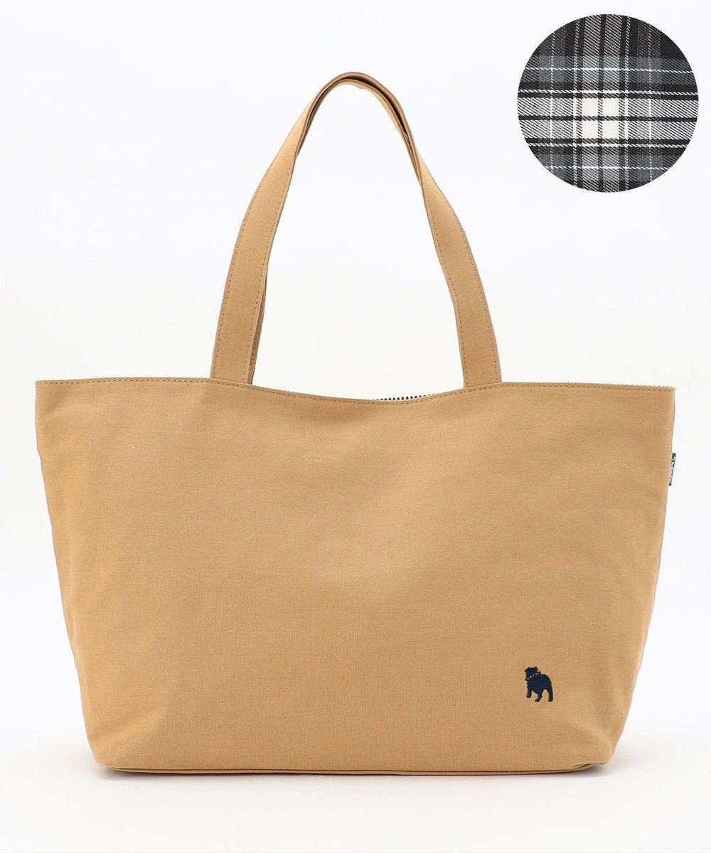 J.PRESS LADIES 【完全受注生産】ポーチ付き キャンバス トートバッグ 