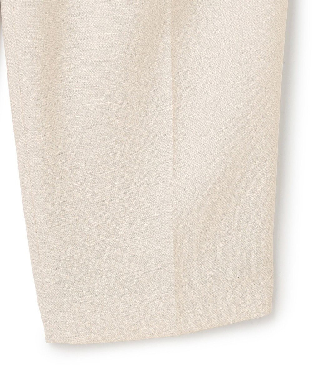 uncrave リネンライクツイル テーパードパンツ 