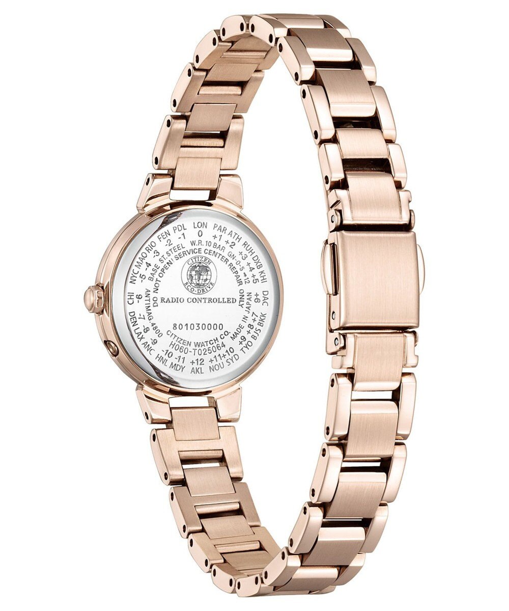 CITIZEN 【xC】エコ・ドライブ電波時計 ES9435-51A 手元を美しく彩るサクラカラー 日付・秒針あり 