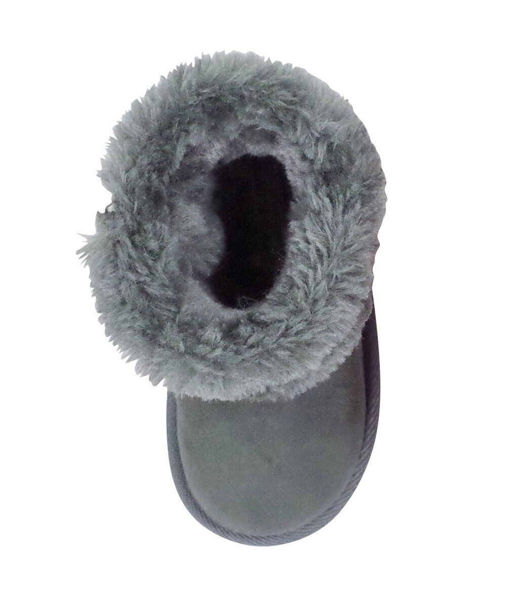 MIKI HOUSE HOT BISCUITS 【13-18cm】 ファー付き サイドリボンブーツ 