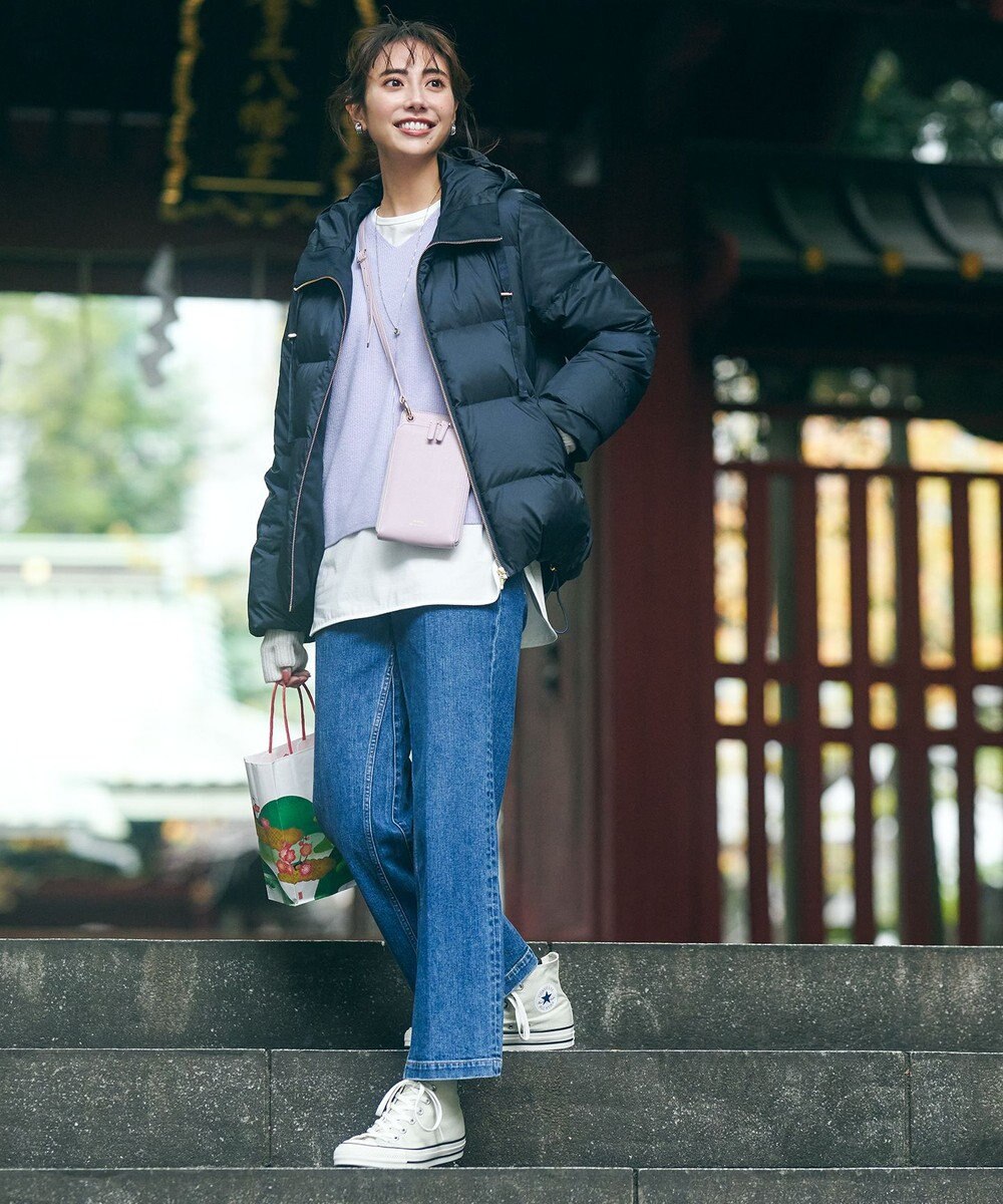 23区 S 【洗える】ウールカシミヤ Vネック ニット 