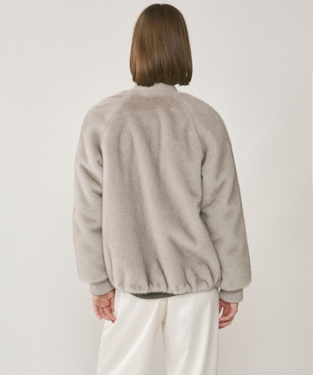 GRACE CONTINENTAL フェイクミンクファーブルゾン 