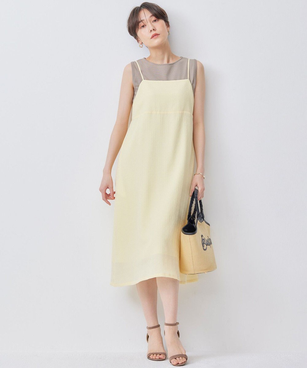 組曲 【WEB限定カラーあり】ニットタンクトップ 