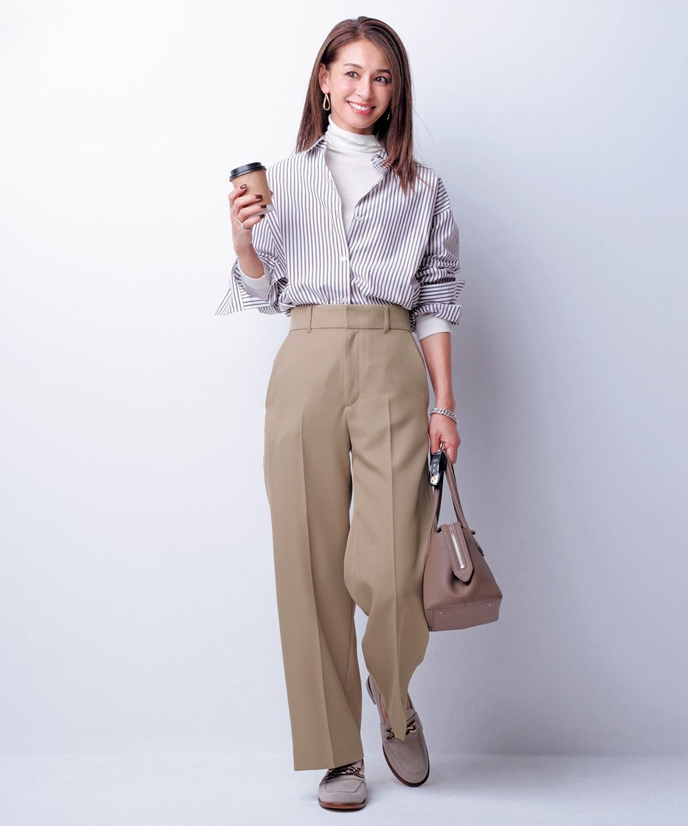 UNFILO 【抗菌防臭】イージーケア オーバー シャツ 