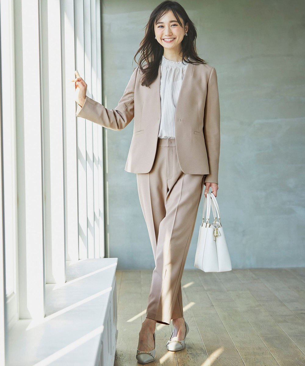 ANY SIS 【セットアップ対応】褒めらレディカラーレス ジャケット 