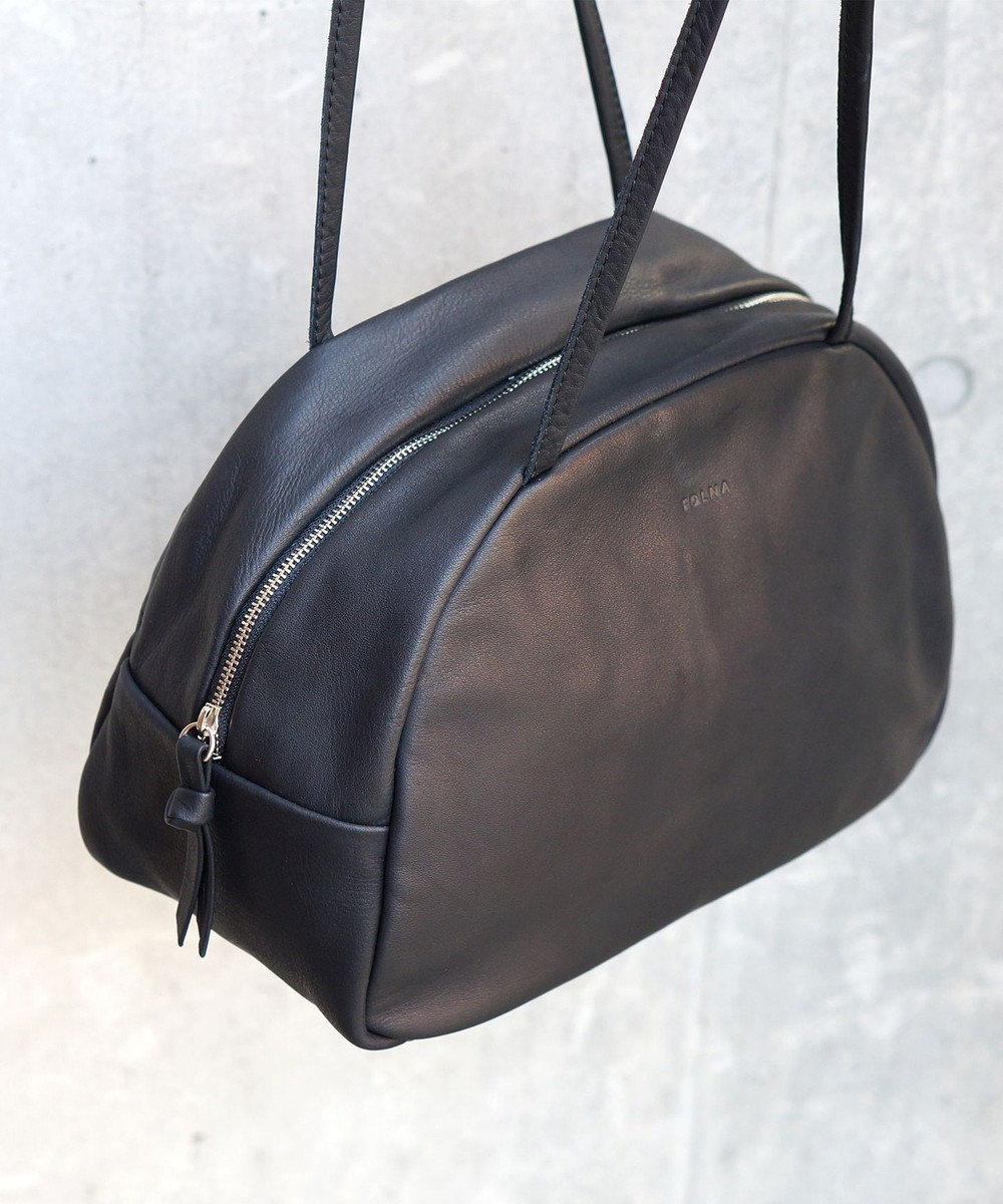 FOLNA RD ソフトレザーボストンバッグ M-SIZE 