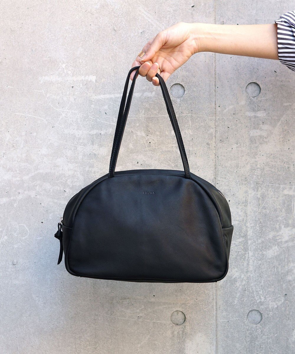 FOLNA RD ソフトレザーボストンバッグ M-SIZE 