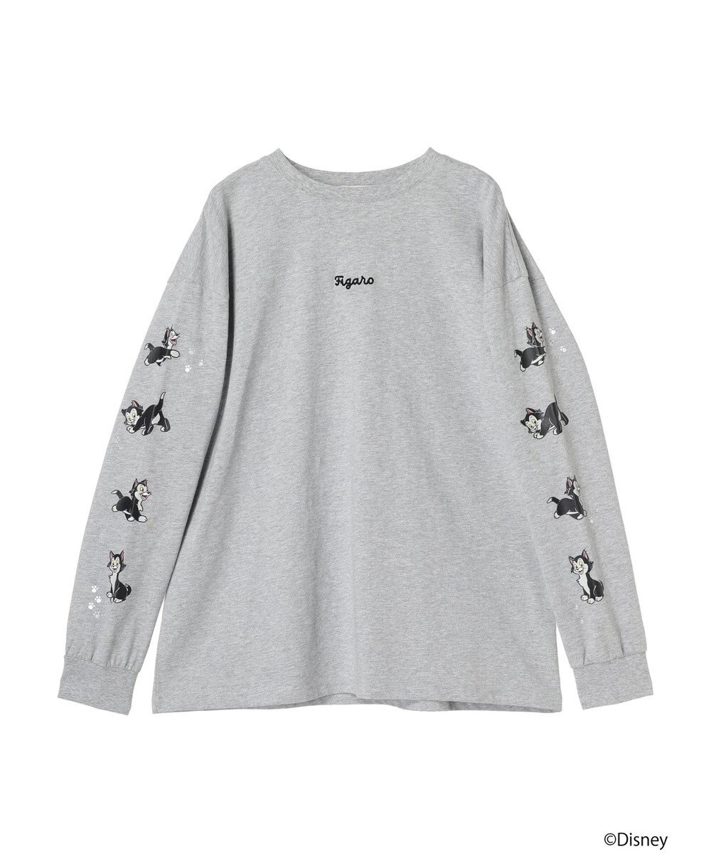 earth music&ecology Ｄｉｓｎｅｙ／袖プリントフィガロロンＴ 