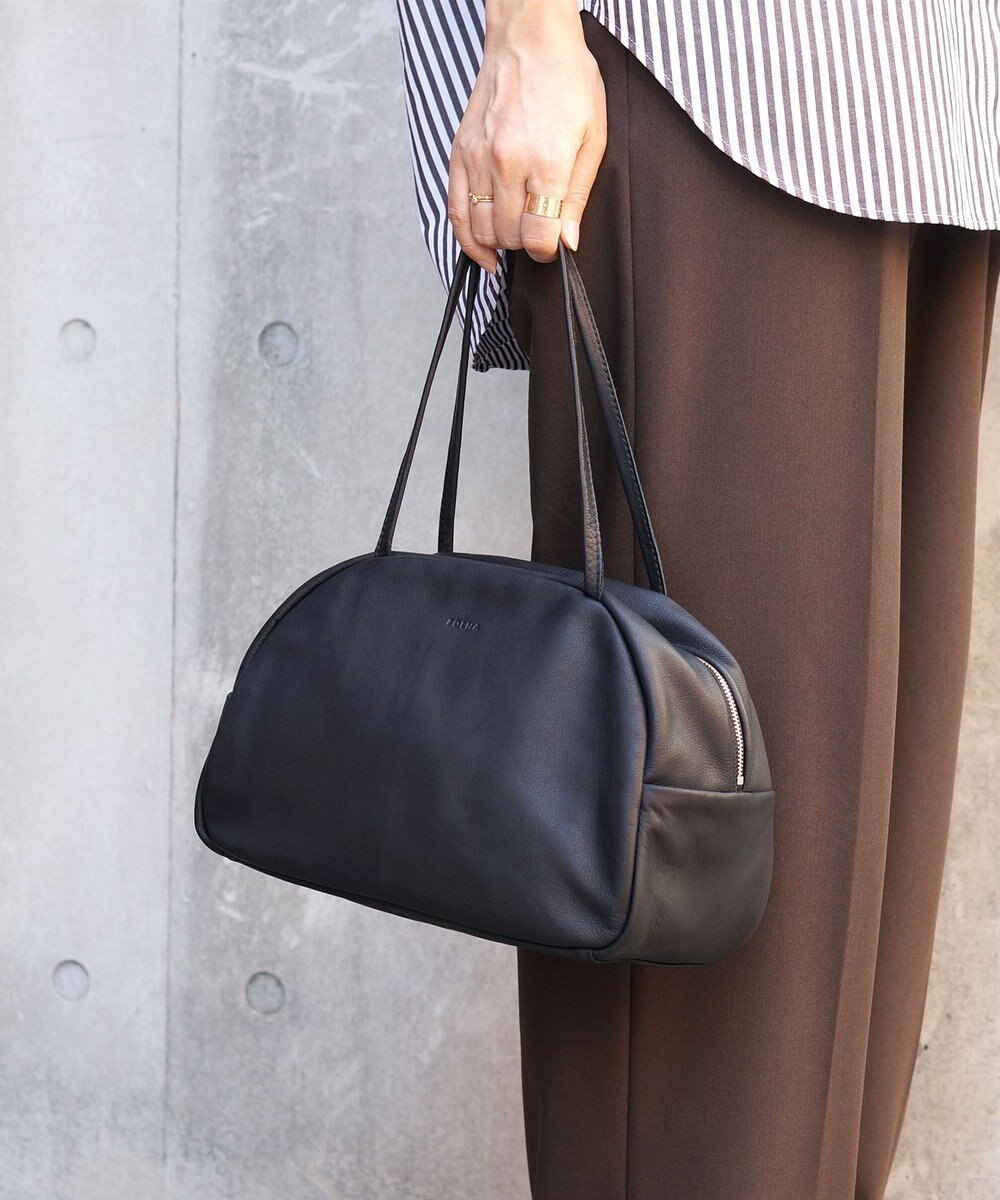 FOLNA RD ソフトレザーボストンバッグ M-SIZE 