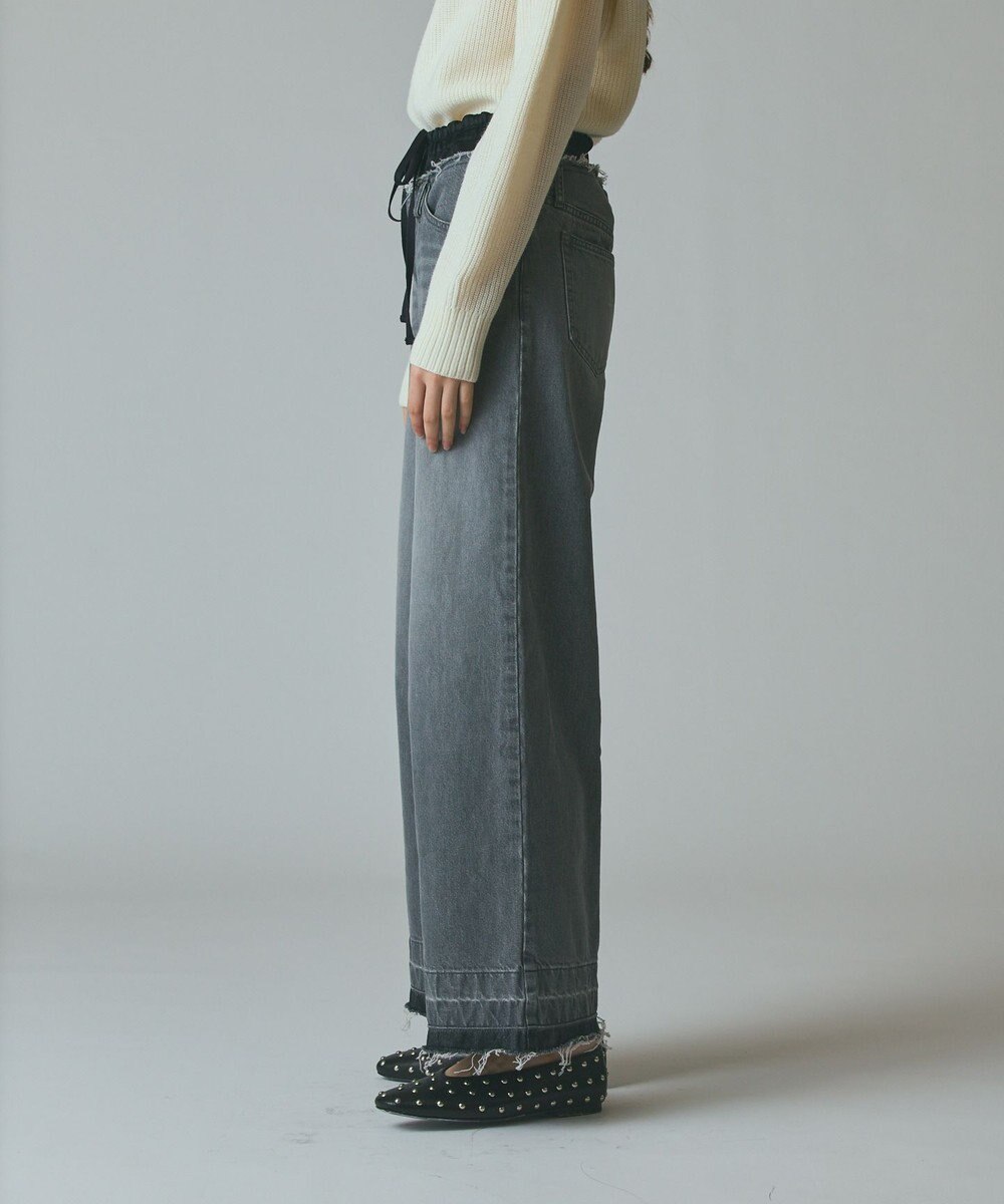 GRACE CONTINENTAL コンビデニムイージーパンツ 