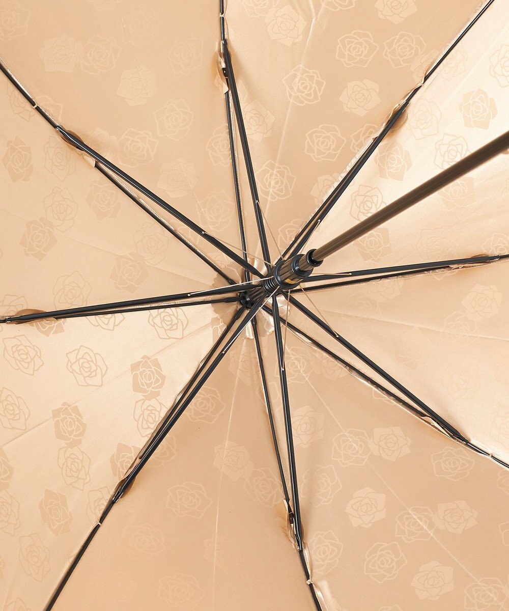 MOONBAT 【耐風】mila schon 長傘 ジャカードローズ 