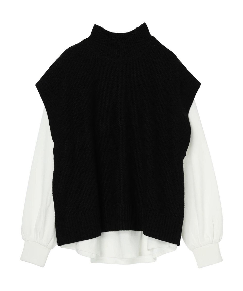 Green Parks ＳＥＴ２点モックネックカノコベスト＋ロンＴＥＥ 