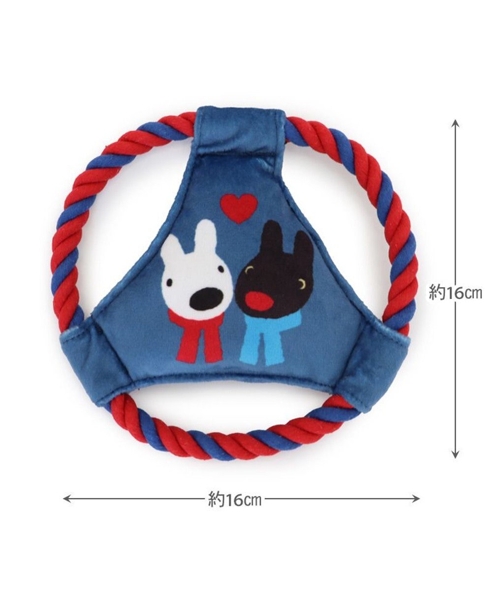 PET PARADISE リサとガスパール  ロープフリスビー トイ 