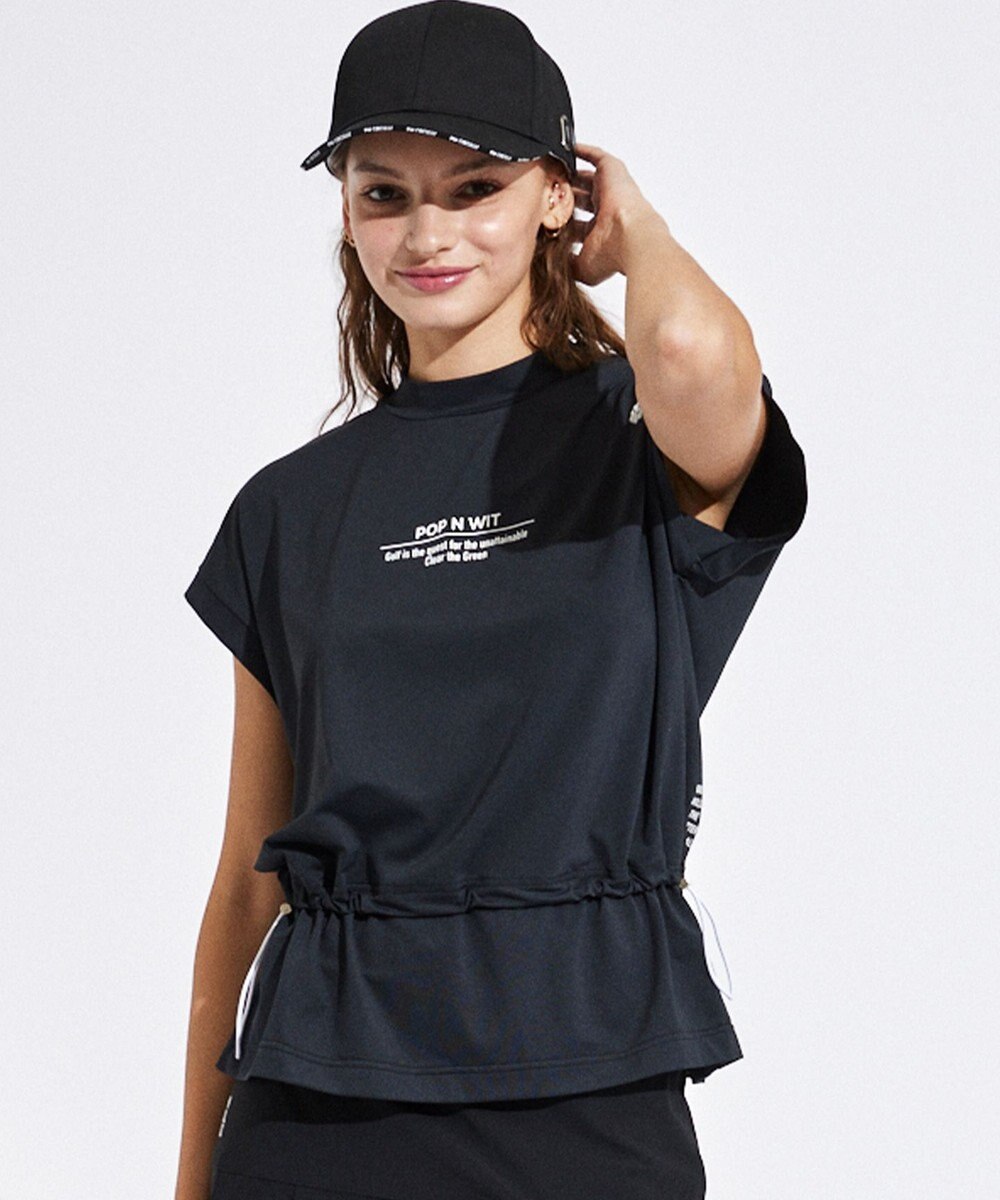 PW CIRCULUS 【UVカット / 吸水速乾 / 伸縮性抜群】【WOMEN】ウエスト切り替えモック T 