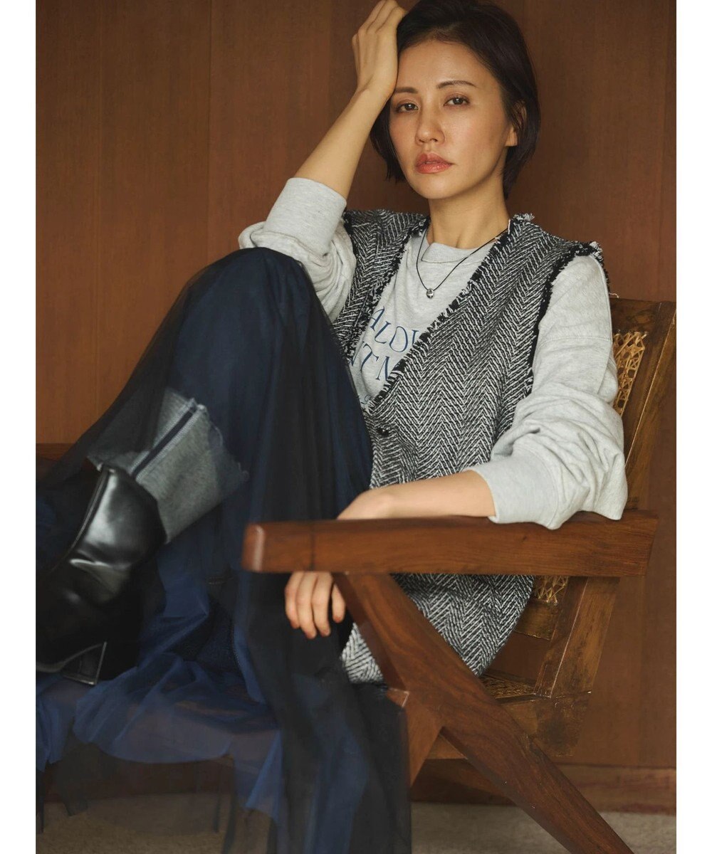 Green Parks ツイードベスト 