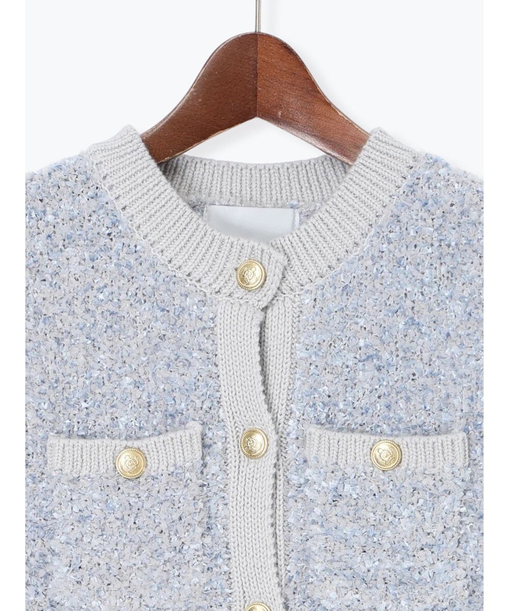 Te chichi ツイードニットベスト 