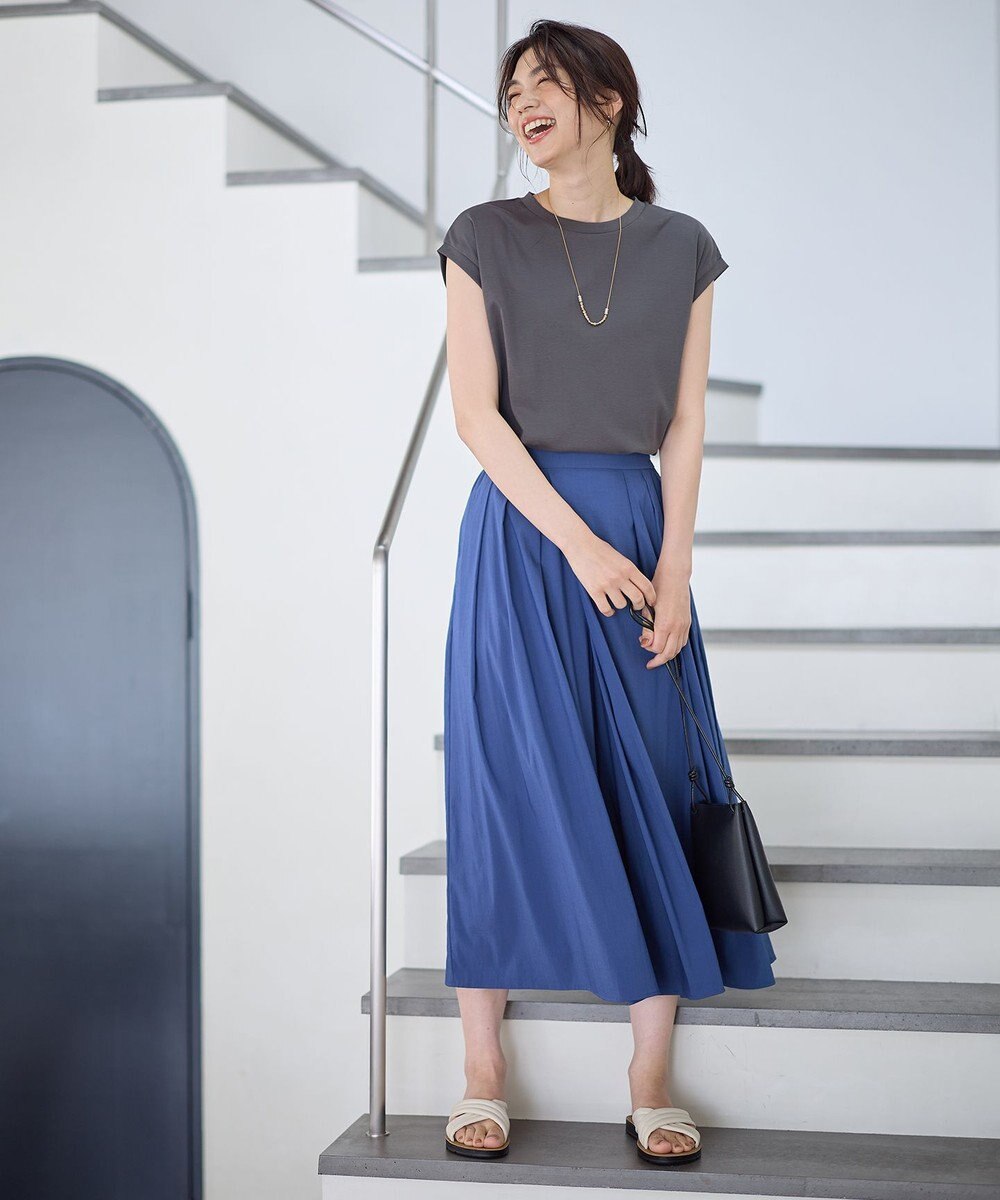 ANY 【大好評につき新色登場！/洗濯機可能/接触冷感/UVケア】清涼リラックススカーチョ 