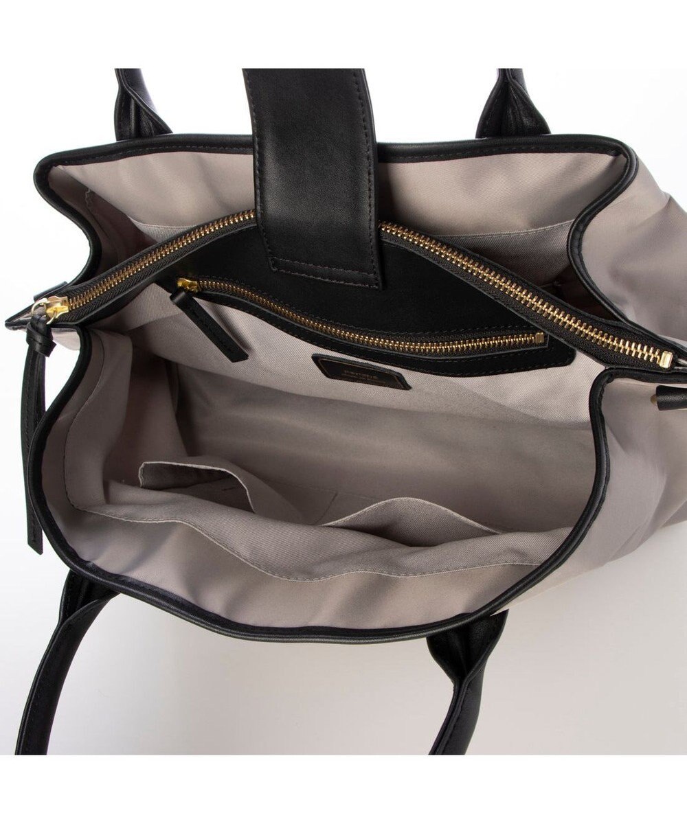 UNBILLION ペルケ perche / ナイロン×牛革付属ユーティリティ2wayトート 