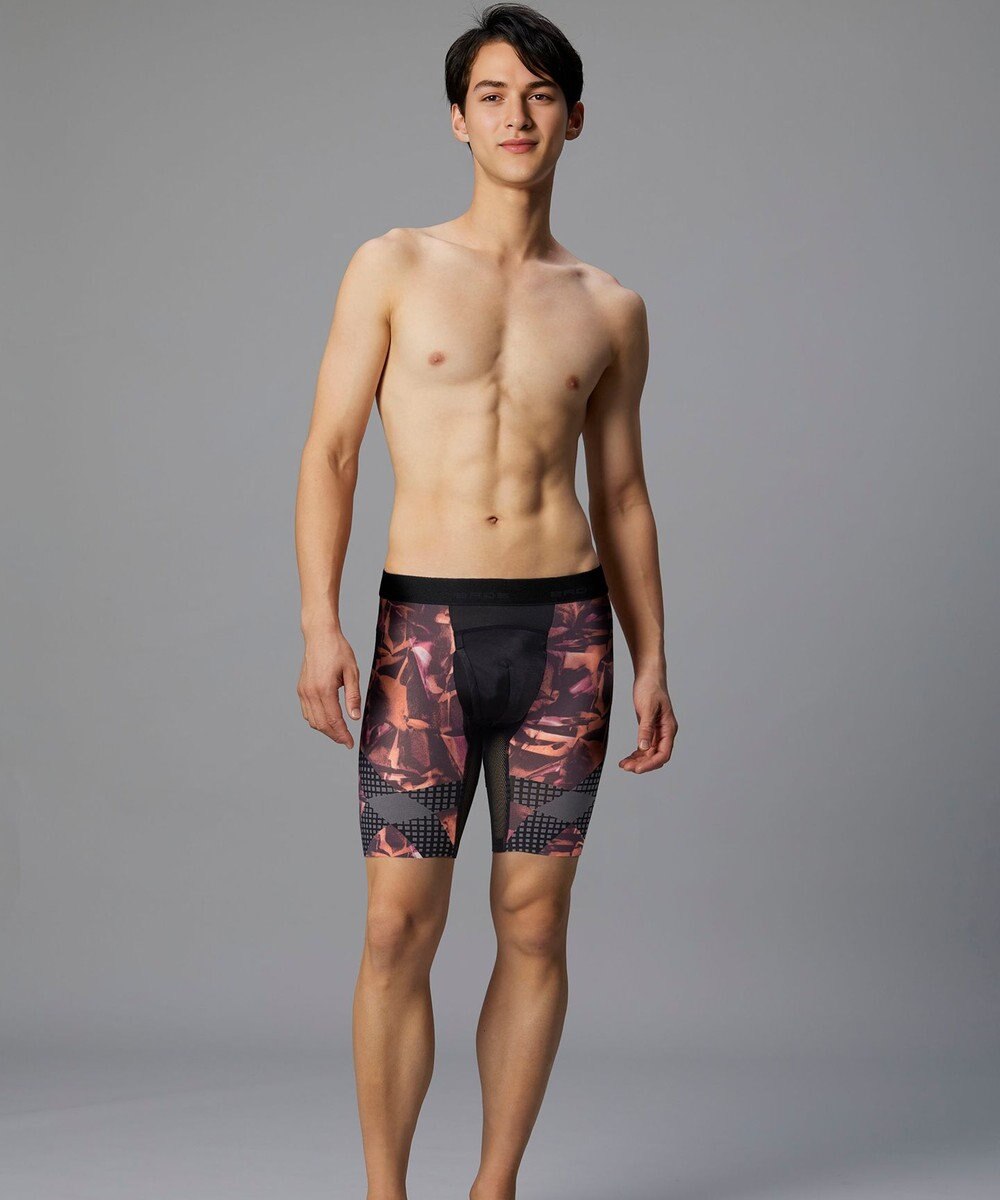 WACOAL MEN 【クロスウォーカー】 はいて歩いてカロリー消費アップをめざそう！ ムレ軽減設計 ロング丈 前開き GX6006 /ブロス バイ ワコールメン 