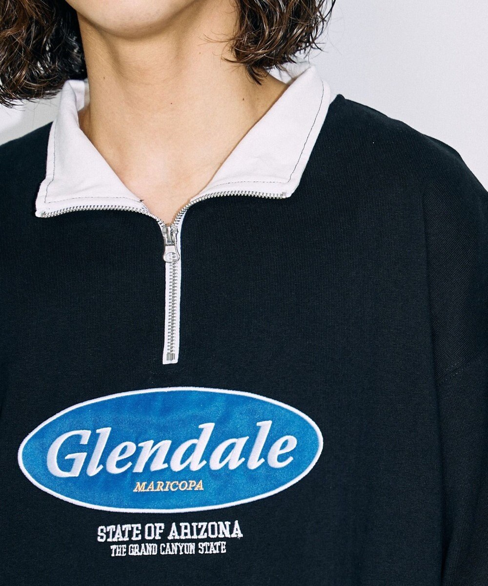 WEGO ヘビーウエイトサークルロゴハーフZIPT（S） 