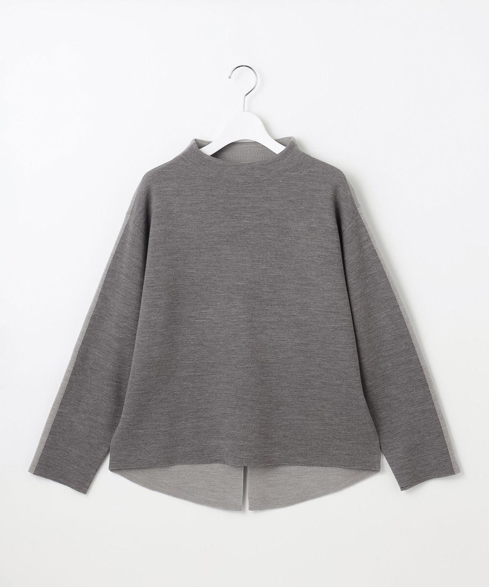 自由区 【セットアップ対応】ウールミラノボトルネック ニット 