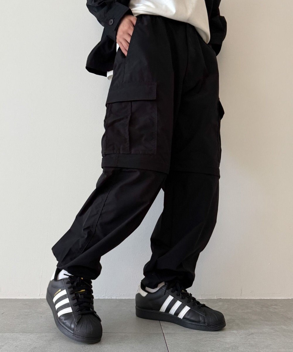 WEGO 【セットアップ対応ITEM】2WAYリップストップカーゴパンツ 