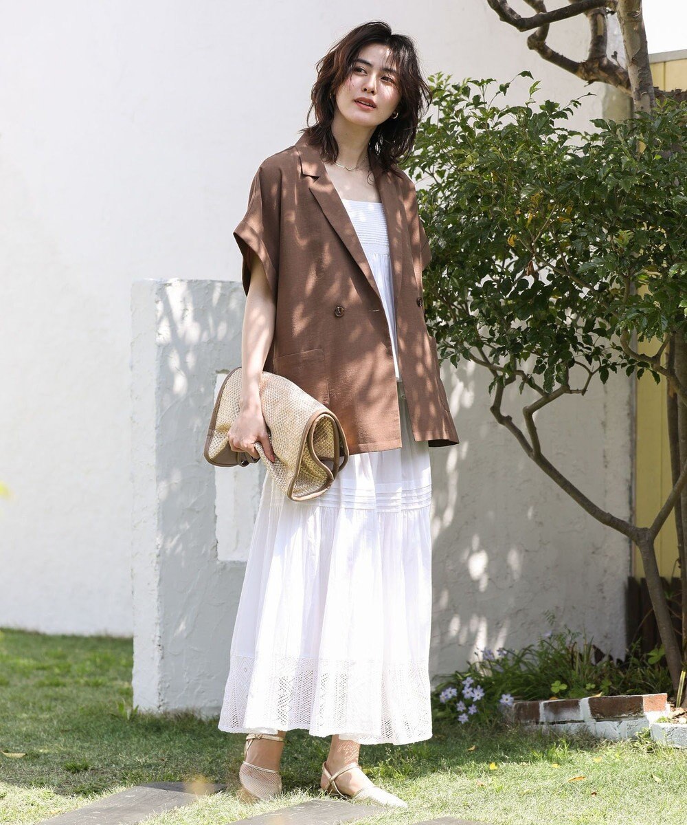 Green Parks Ｉ　裾レースティアードスカート 