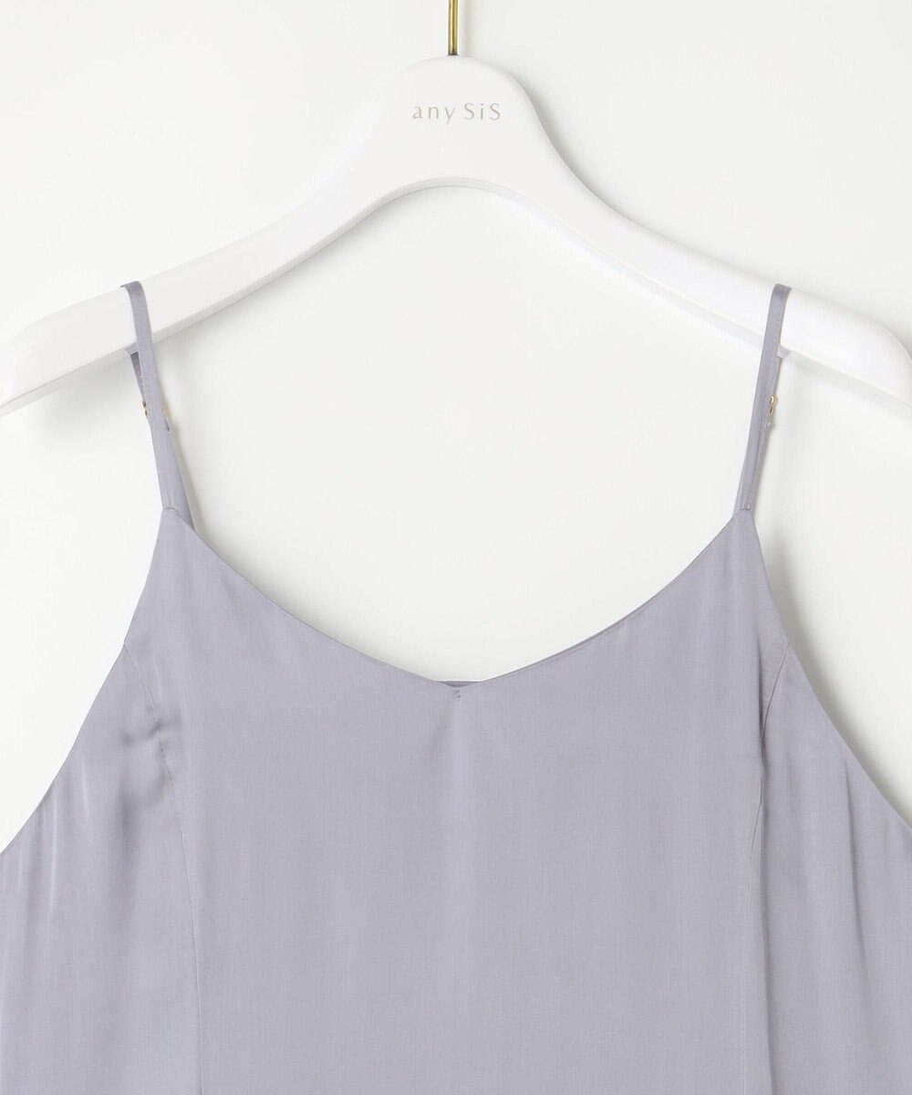 ANY SIS 【貴島明日香さんコラボ・3点セット】メッシュ ニット×キャミ ワンピース 