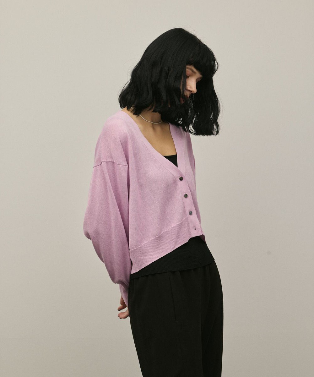 GRACE CONTINENTAL スリーブスリットニットカーディガン 