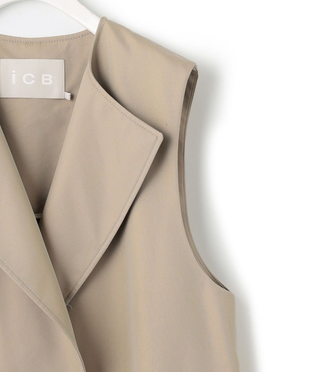 ICB L T/Cシャンブレーツイル 3WAYコート 