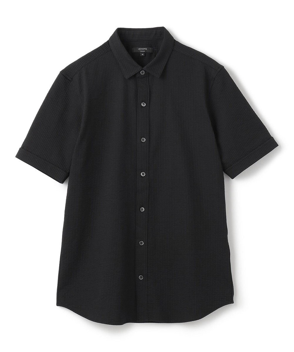 JOSEPH HOMME 【WEB・一部店舗限定】 ドライサッカーストレッチ　半袖レギュラーカラーシャツ 