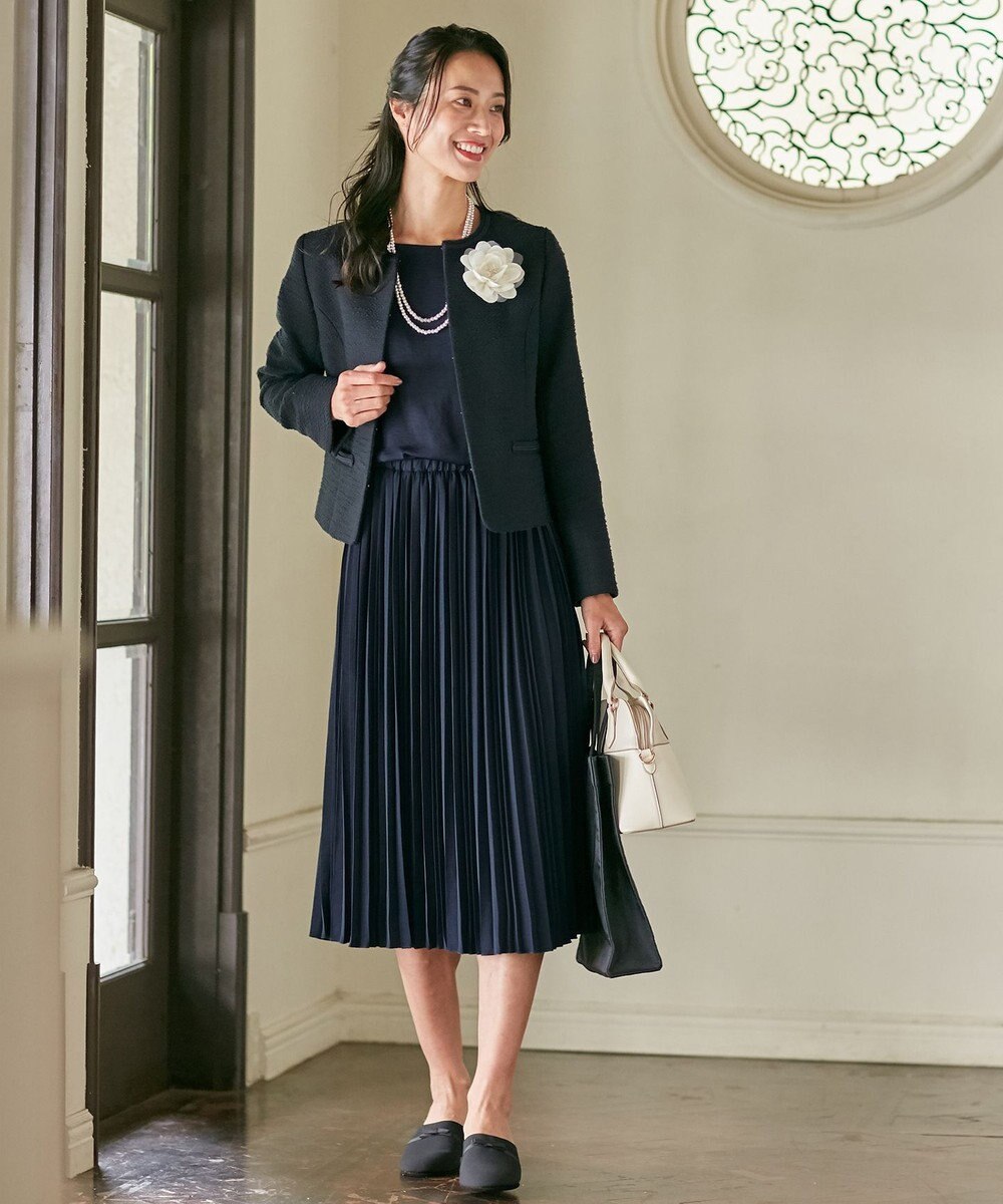 ANY MIXスラブツイード ジャケット 