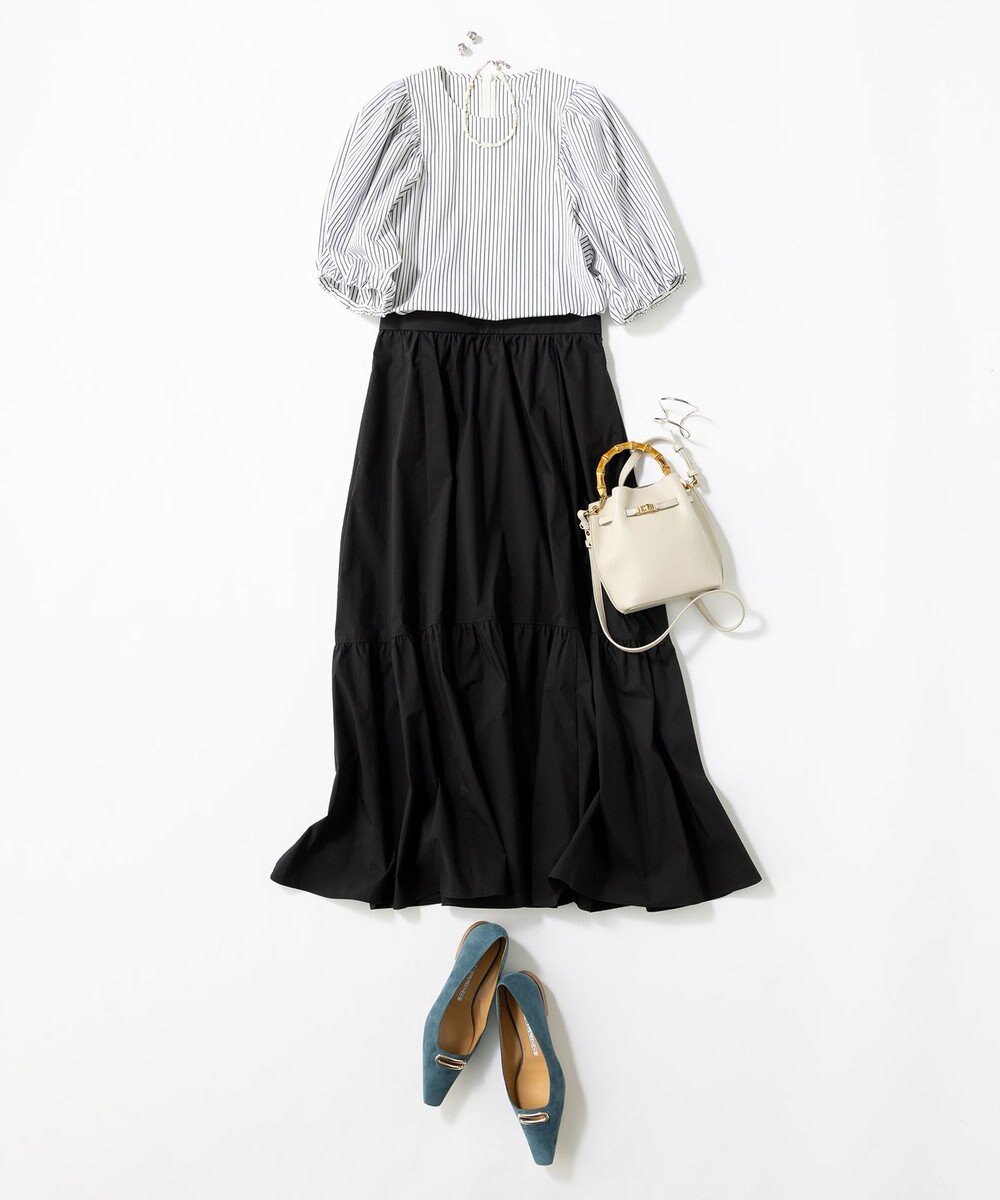 23区 【CLASSY.6月号掲載】ラインアーチ イヤリング 