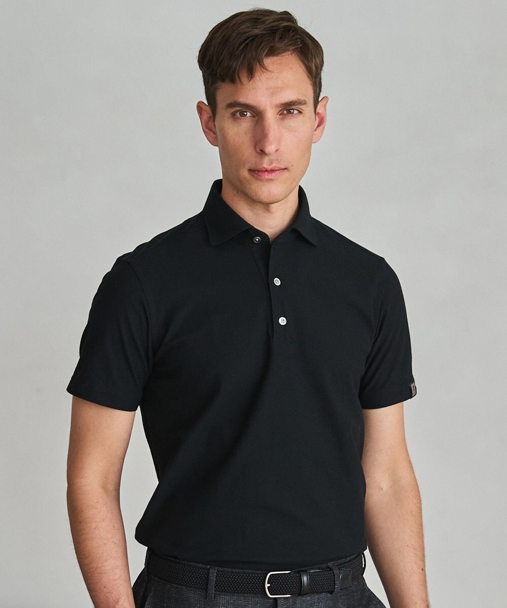 GOTAIRIKU 3年連続売上NO1/キングサイズ登場【仕事で着られる】キレイめ 鹿の子 BIZ ポロシャツ 