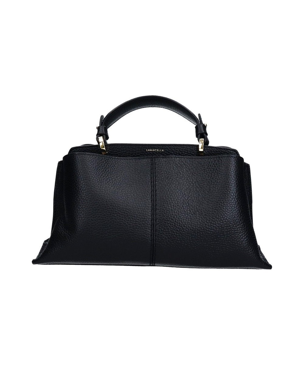 INTER-CHAUSSURES 【LORISTELLA】レザーハンドルセンターシームハンドバッグ 