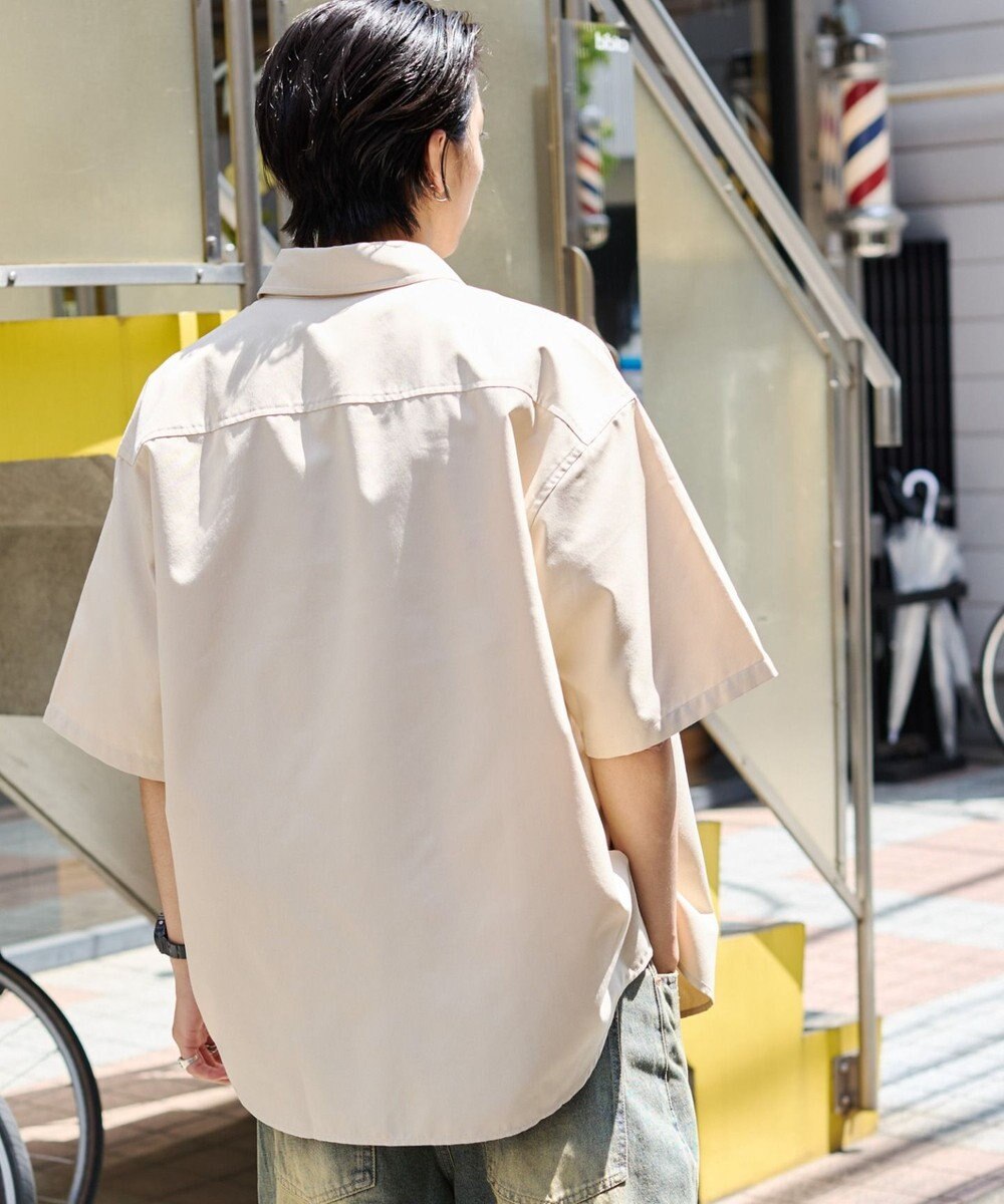 WEGO 【ユニセックス着用ITEM/MLサイズ展開】オックスフォードワンポイントシャツ（SS） 