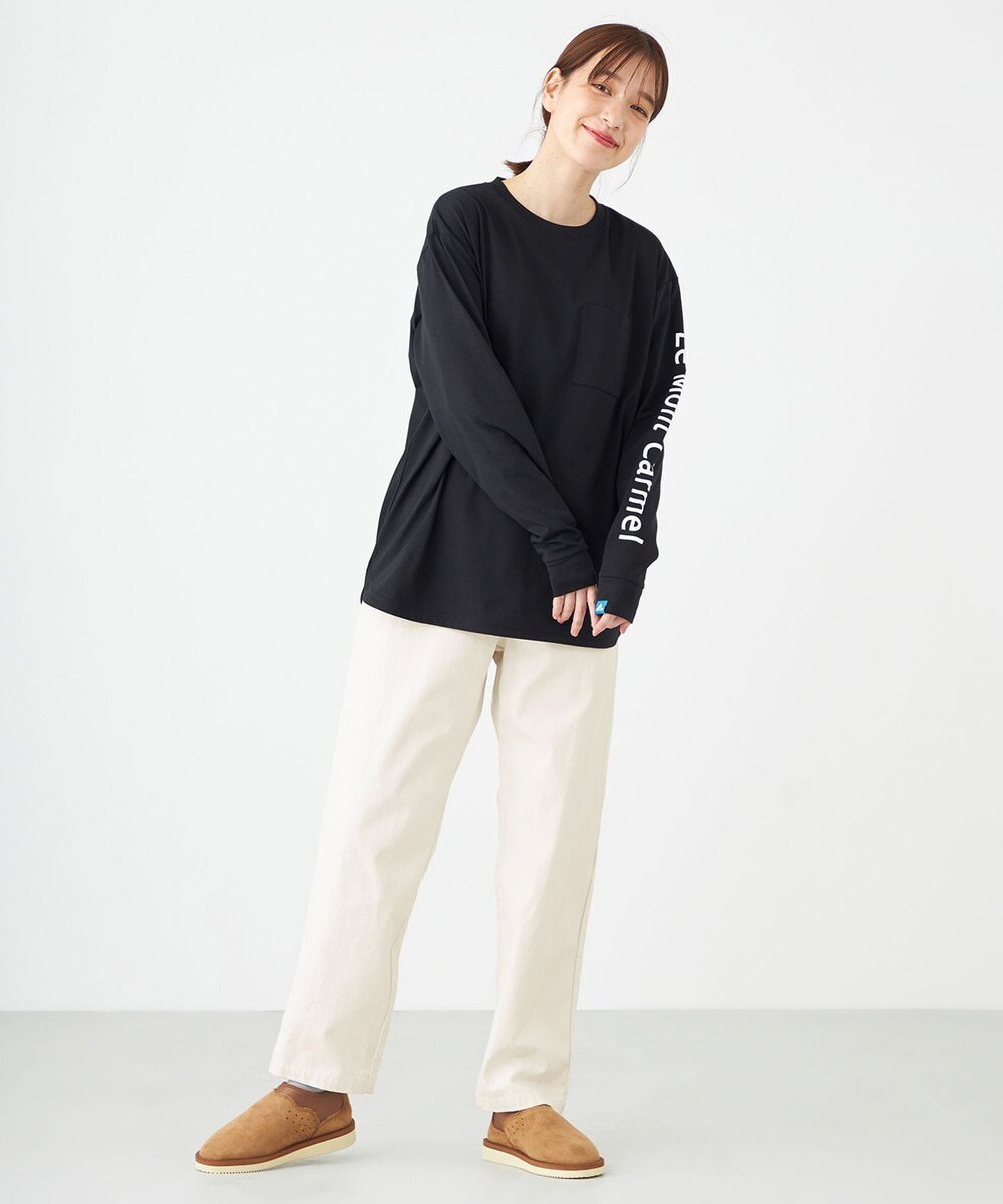 SHARE PARK LADIES 【UNISEX】吸水速乾 ショルダーロゴロングスリーブTシャツ（S・Mサイズ） 