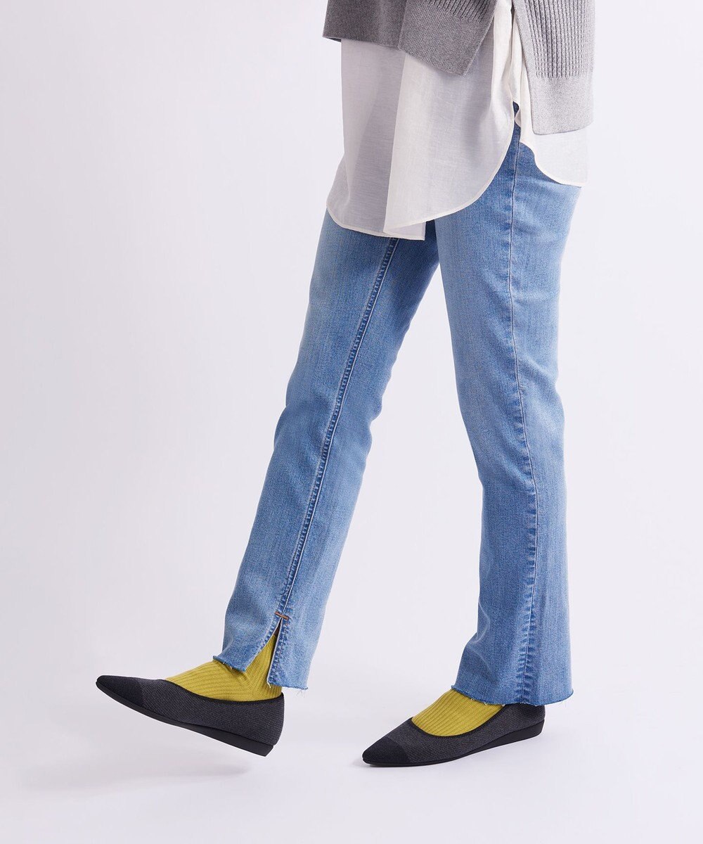 steppi 【洗える】起毛 ポインテッドパンプス 