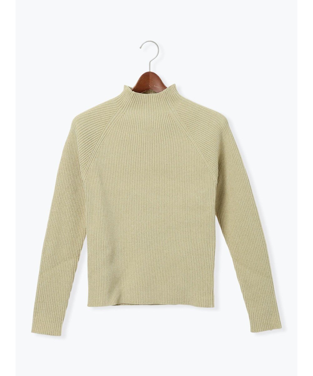 Te chichi モールリブスタンドネックニット 