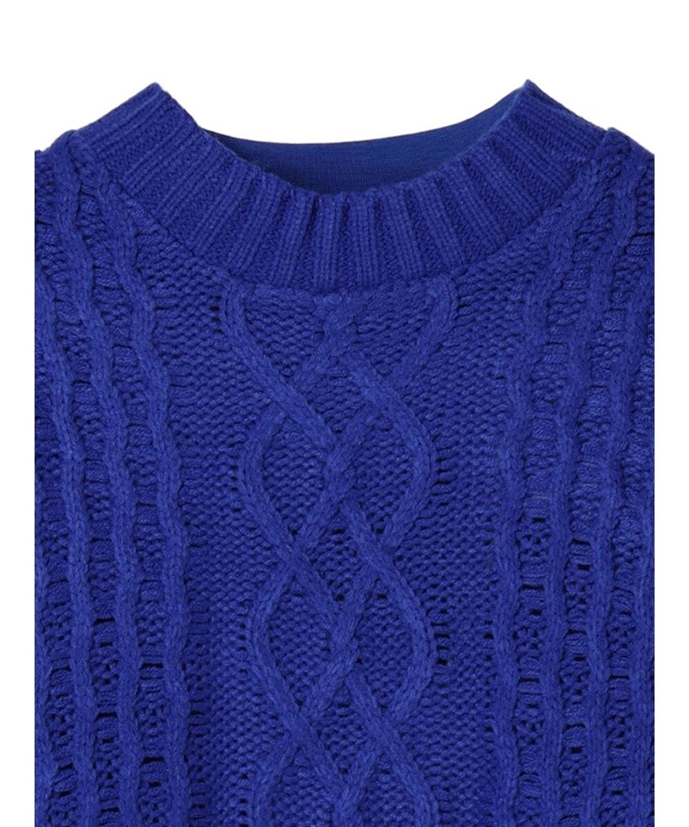 CRAFT STANDARD BOUTIQUE ケーブルニットドッキングスウェット 