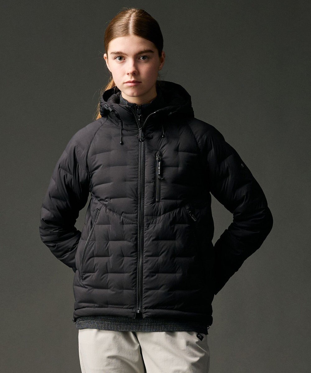 JOSEPH ABBOUD MOUNTAIN 【ストレッチ/軽量/パッカブル/ライナードッキング対応】2WAYストレッチダウンパーカー 