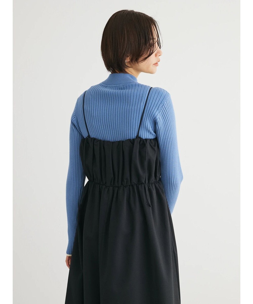 Green Parks ・ＥＬＥＮＣＡＲＥ　ＤＵＥ　ハイショクリブハイネックニット 