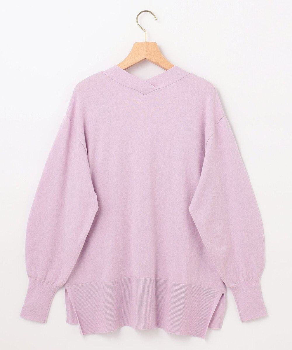 組曲 【WEB限定】サイドフリルカーディガン 