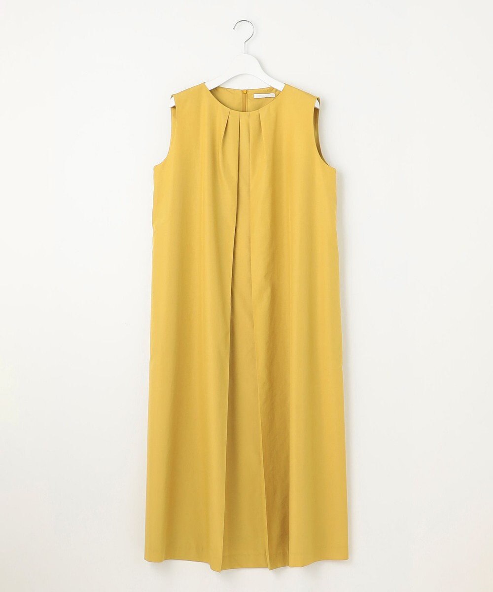 自由区 【WEB限定カラーあり・洗える】タッサーポプリンノースリーブ ワンピース 