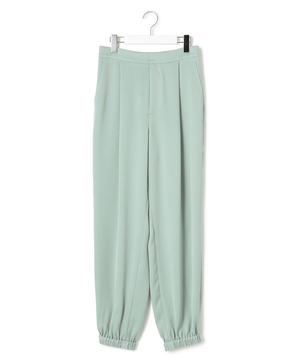 23区 【防シワ性/吸水速乾】ジョーゼットサテン ジョグパンツ 