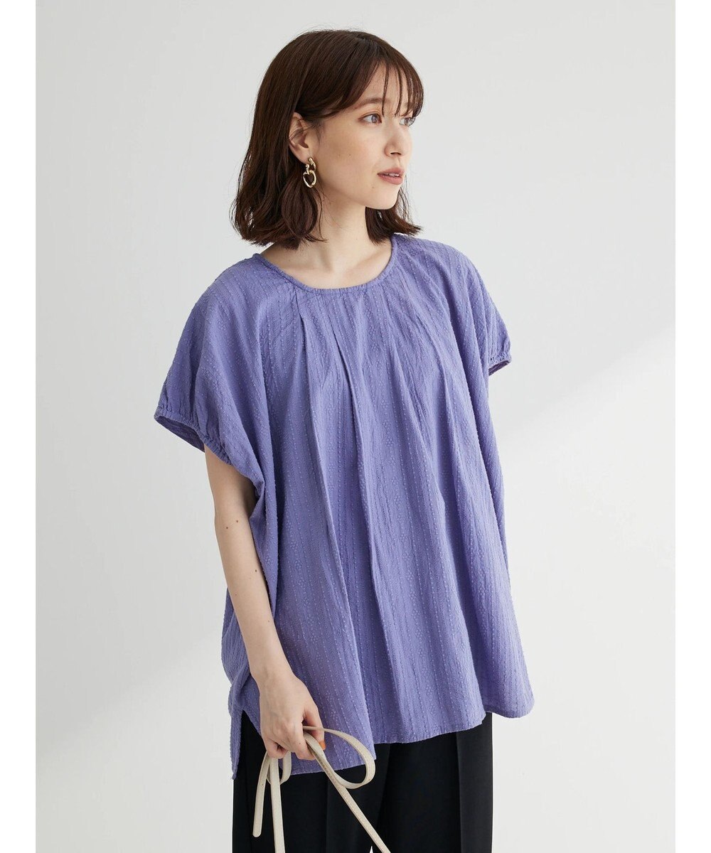 Green Parks インド綿　ＳＥＴ２点　マルチ刺繍ブラウス＋タンク 