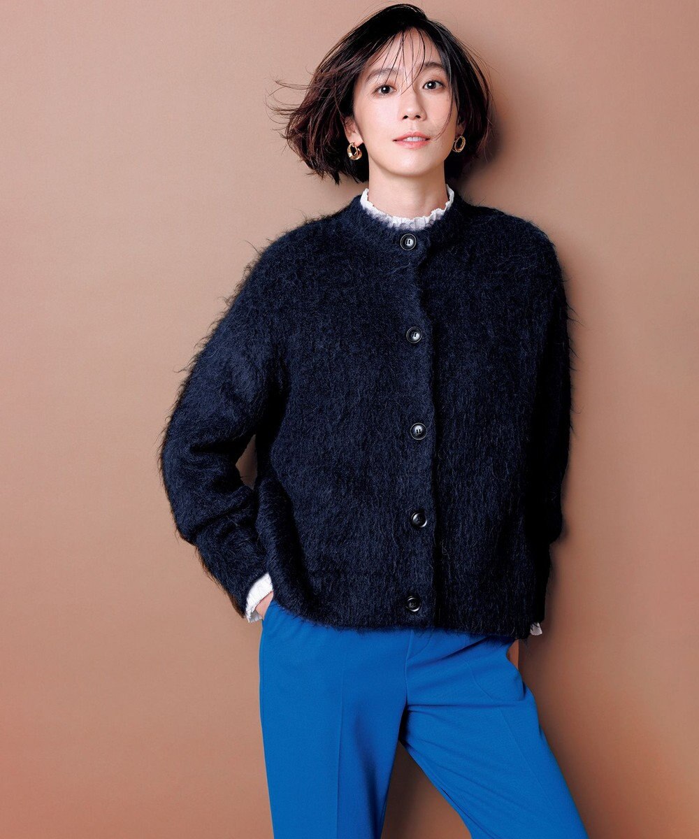 UNFILO 裏起毛テーパードパンツ 