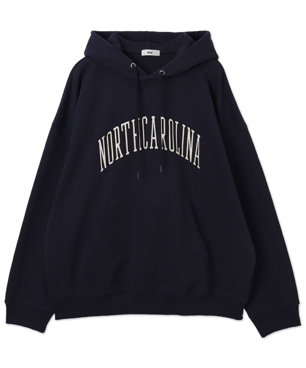 WEGO 【ユニセックス着用ITEM】ワッペンロゴパーカー 