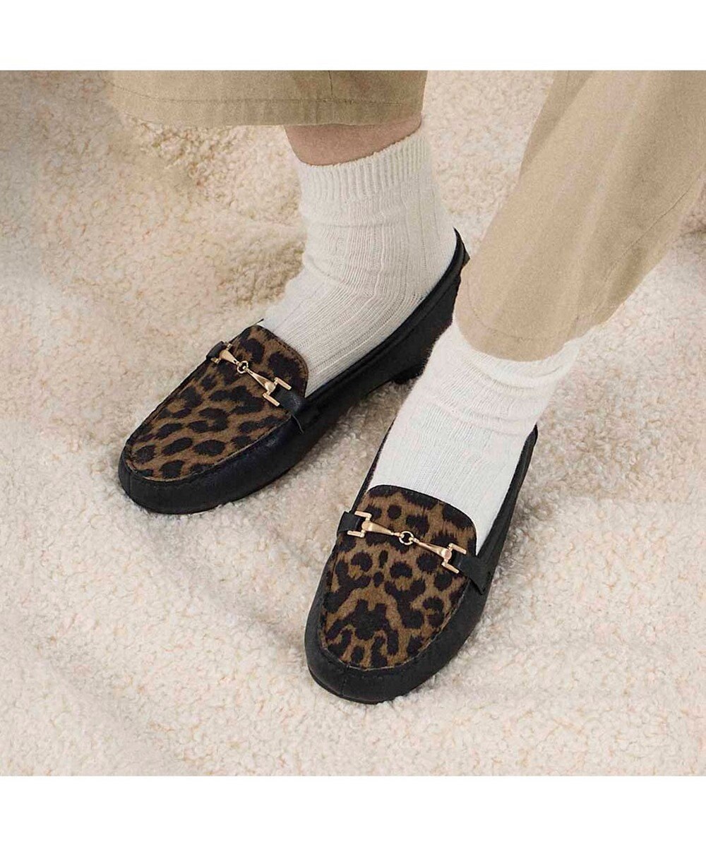 ing <ing>【3E】【サスティナブル】ビット付きモカシューズ 