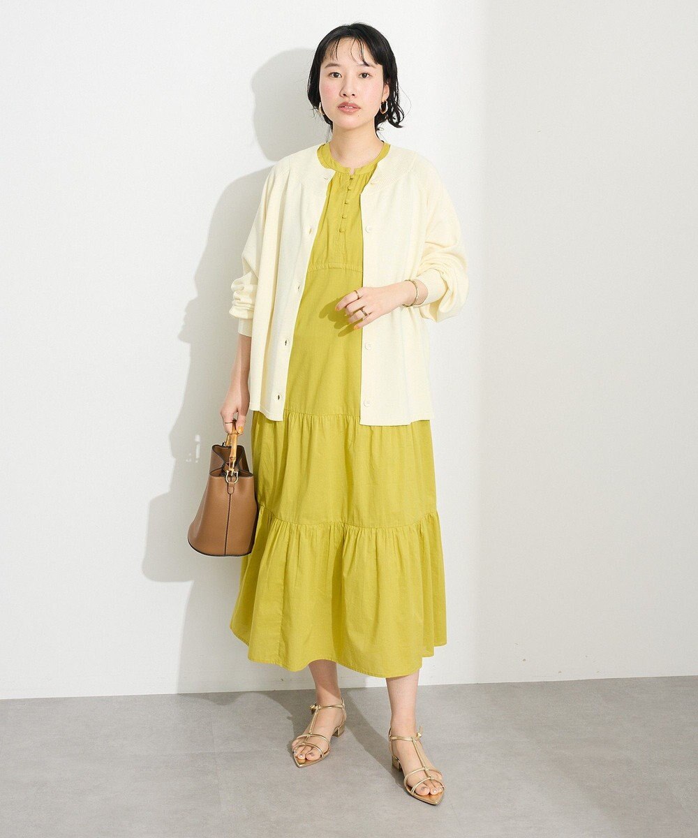 CRAFT STANDARD BOUTIQUE 洗える/UVカット/毛玉軽減 ファンクショナルニットカーディガン 